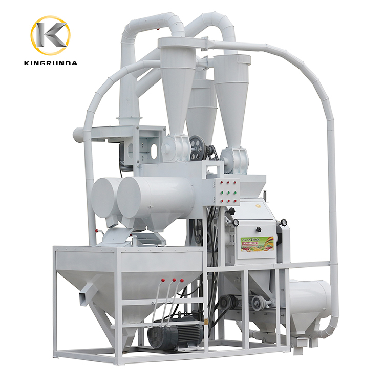 6FT-50C Top grade automatic maize flour mill corn grinding milling machine for africa